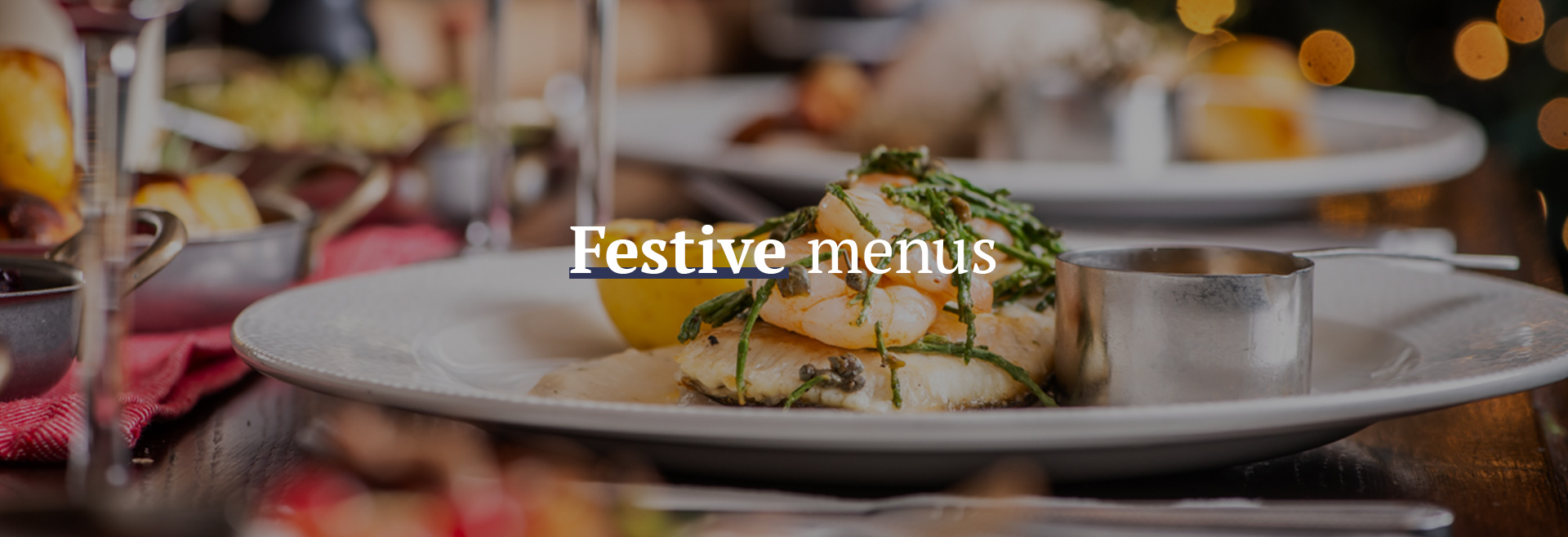 Festive Christmas Menu at The Green Man 