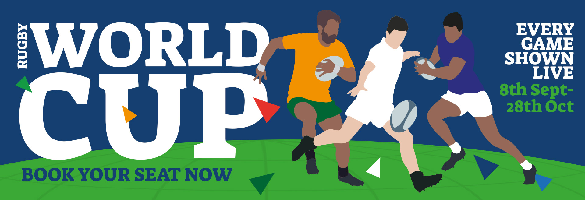 Watch the Rugby World Cup at The Green Man
